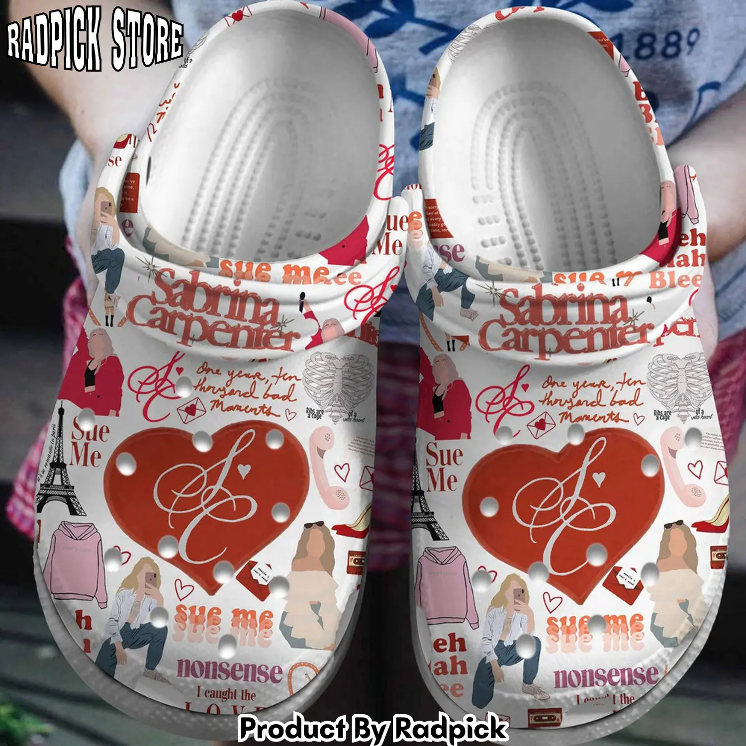 Radpick premium sabrina carpenter music clogs shoes comfortable for men women rp6522136